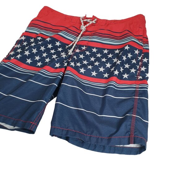 Goodfellow M 36 In Waist Men Swim Trunks Patriotic Surf Picnic Vacation Pool - Picture 2 of 8